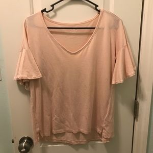 Pale Pink Short Sleeve Gap Shirt